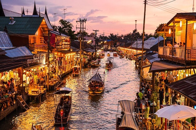 Amphawa Floating Market - thailand 2 week trip