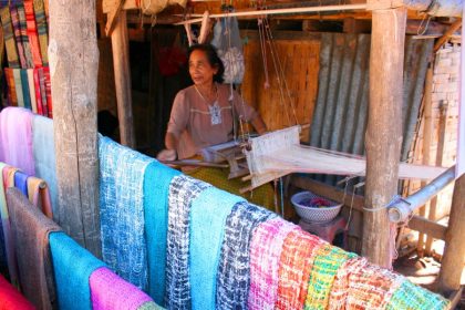 Ban Xanghai village in luang prabang