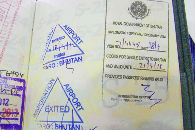Bhutan visa requirement