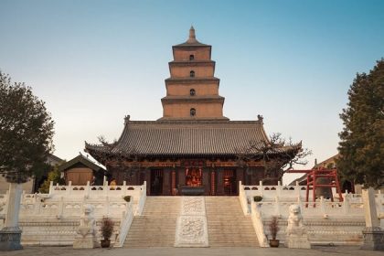 Big Wild Goose Pagoda - china tour with family