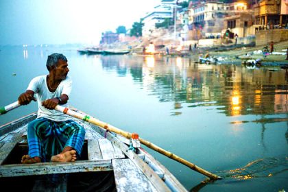 Boating on the Ganges