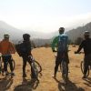 Chozom Bridge - biking tour in bhutan