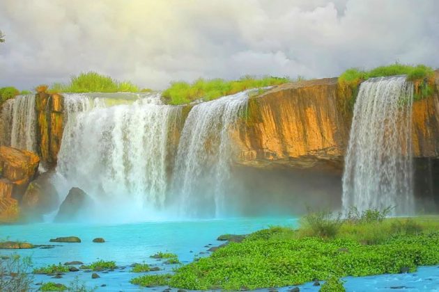 Dray Nur waterfall in vietnam