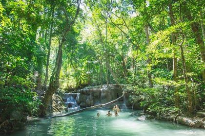 Erawan National Park - family tour in thailand