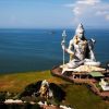 Giant Shiva Statue - nepal india sri lanka backpacking