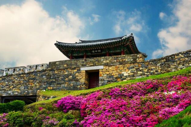 Gongsanseong Fortress in south korea