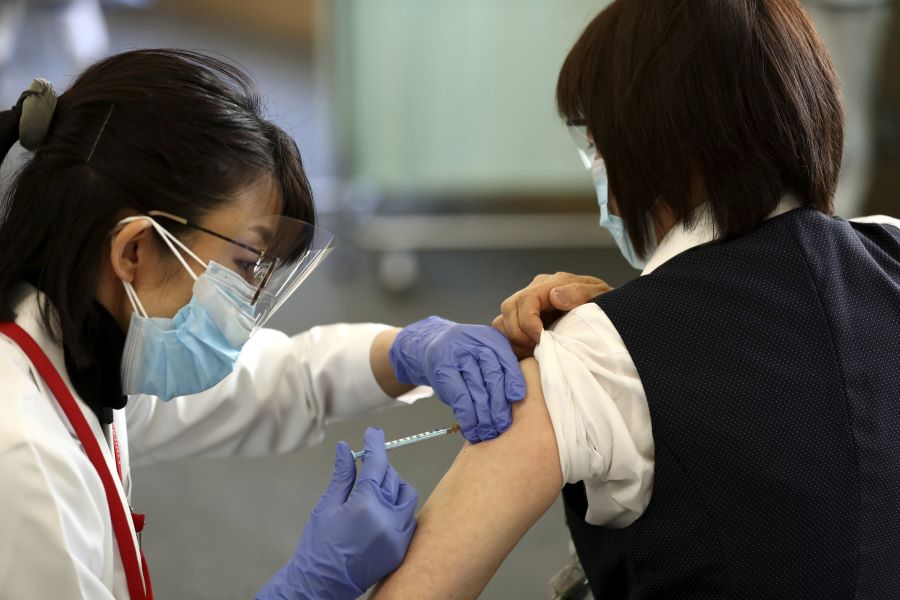 Japan starts COVID-19 Vaccination Campaign