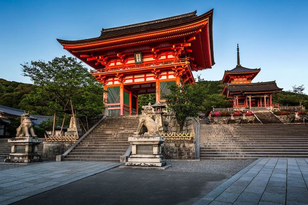 Kiyomizu Temple in Japan