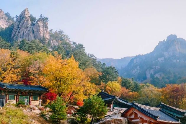 Mount Seorak National Park in south korea