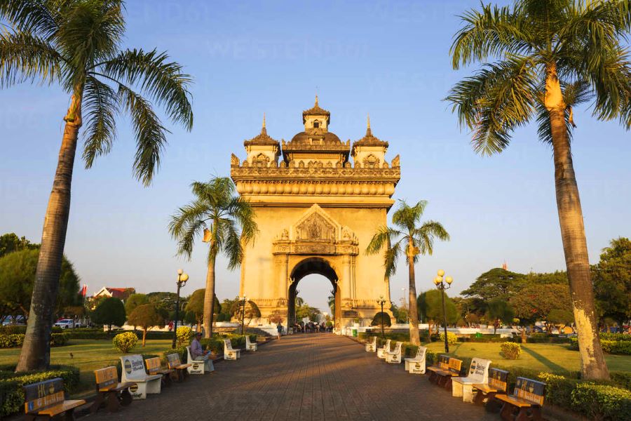 Patuxay monument in laos