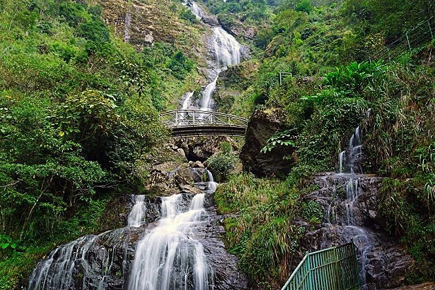 Silver waterfall