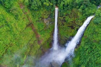 Tad Fan Waterfall in laos