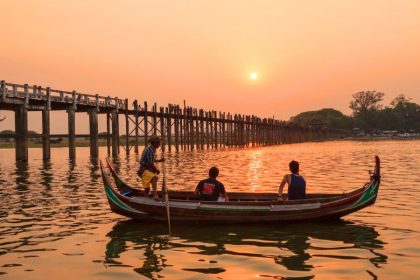 U Bein Bridge in Myanmar