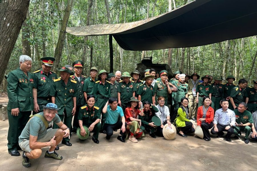 Visit Cu Chi Tunnels in Ho Chi Minh City - Vietnam Cambodia Laos Tour 15 days