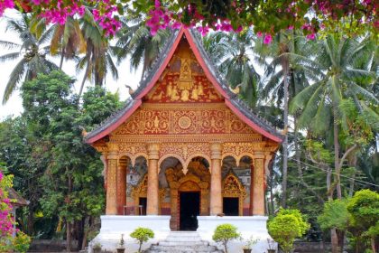 Wat Aham Temple in luang prabang laos
