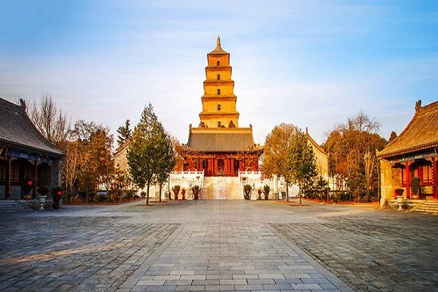 Wild Goose Pagoda - vacation to east asia