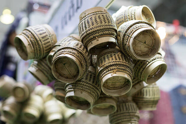 Woven Baskets - best souvenirs from laos