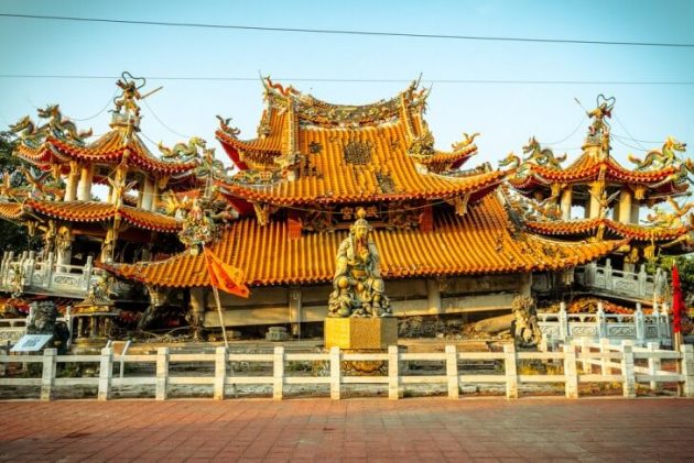Wuchang Temple ruins - best taiwan adventure tour
