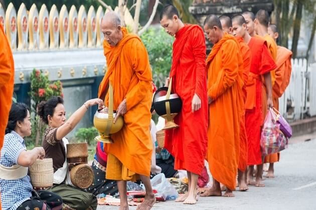 alms giving - indochina class vacation