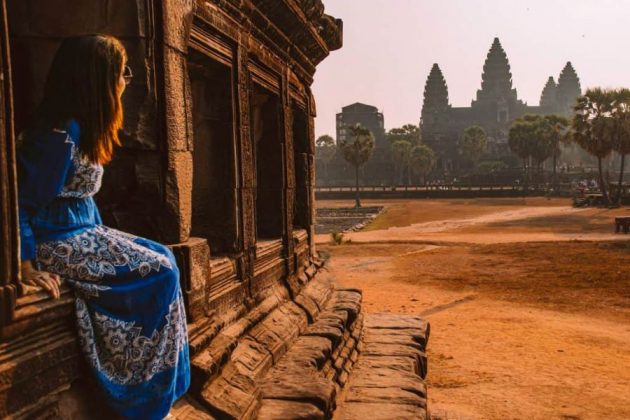 angkor wat in siem reap of cambodia