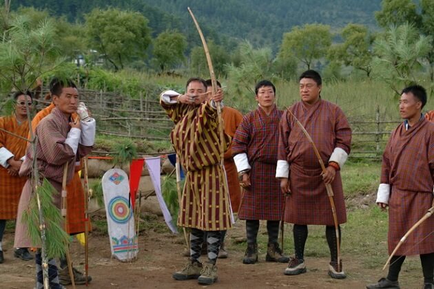 archery - best bhutan vacation packages