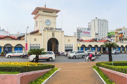 ben thanh market - vietnam cambodia and laos tours