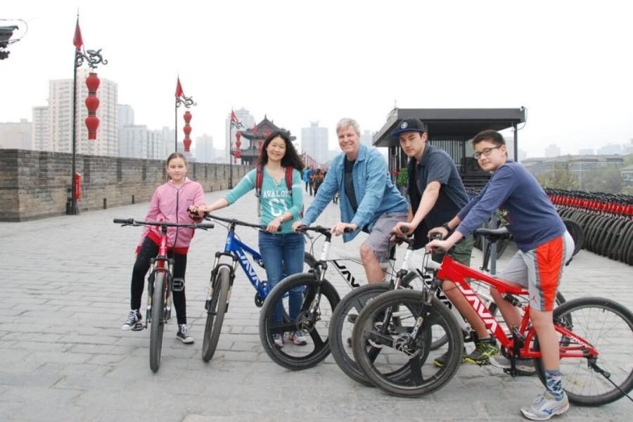 bike ride on the Xi’an City Wall in china family tour 9 days - multi country asia tours