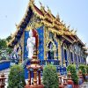 blue temple - southeast asia trips