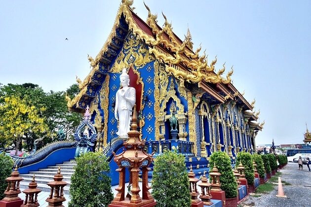 blue temple - southeast asia trips