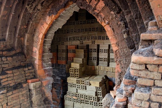 brick factory in mekong delta