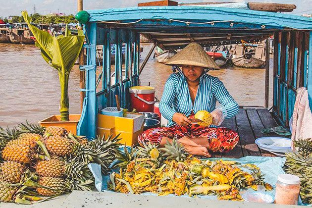 cai rang floating market