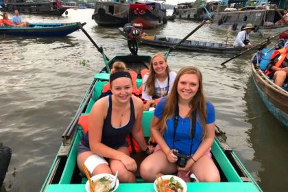 floating experience in mekong delta
