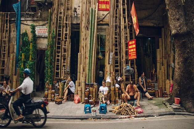 hanoi old quarter - vietnam cambodia itinerary 14 days
