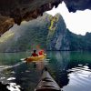 kayak in halong bay vietnam