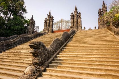 khai dinh tomb in hue vietnam