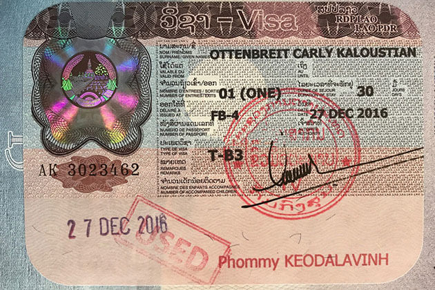 laos tourist visa validity