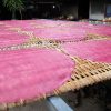 making rice paper in mekong delta