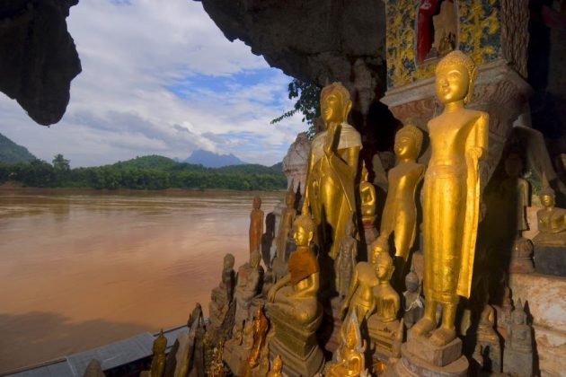 pak ou caves in laos