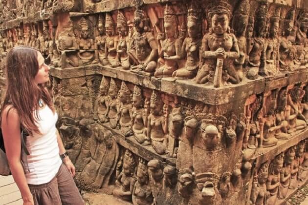 terrace of the leper king in asia travel packages