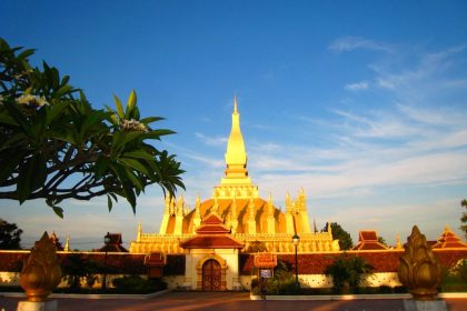that luang stupa in laos