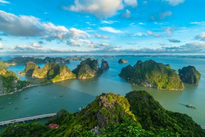 the halong bay in vietnam