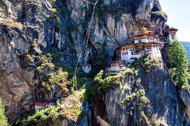 the tiger nest - bhutan nepal tibet travel