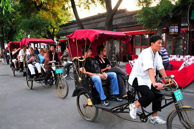 traditional rickshaw china